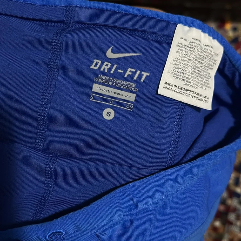 Nike Dri-fit Women's Royal Blue Skort - Picture 7 of 7